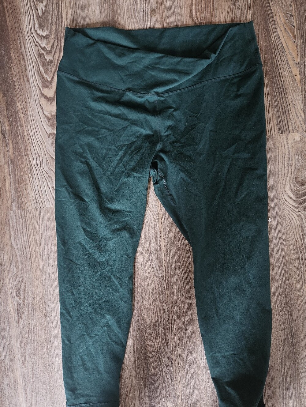 Fabletics Dark Green High-Waist Leggings